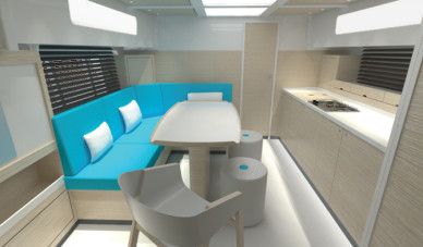 Wnętrze jachtu - Jan Buczek - Noodi Design